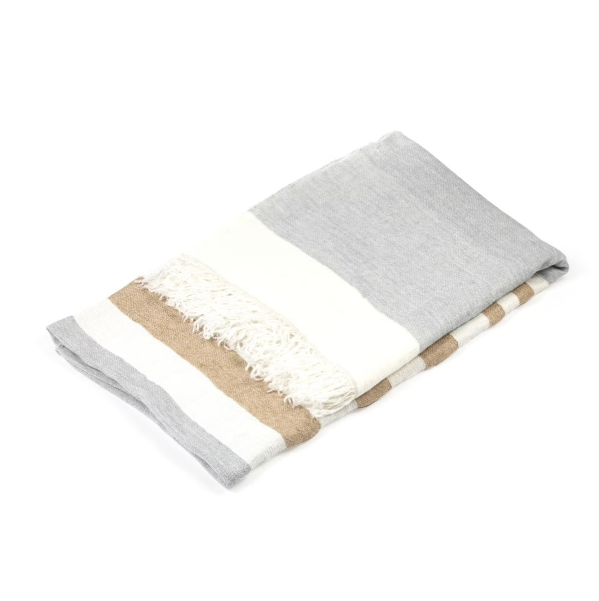 The Belgian Towel - Ash Stripe