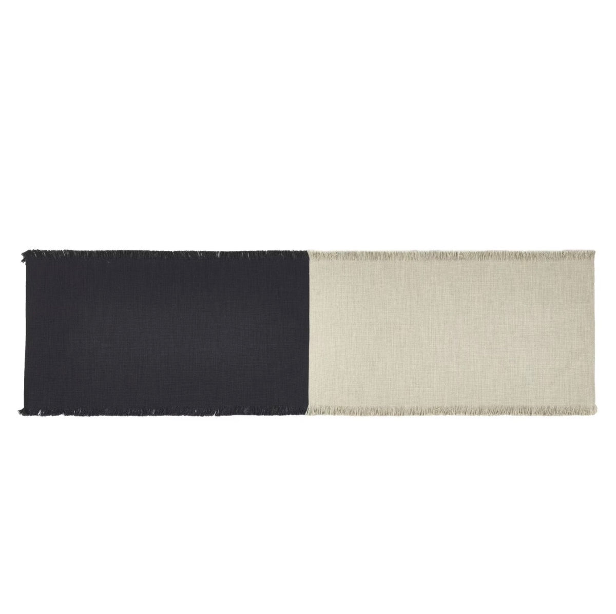Construction rug - faded black