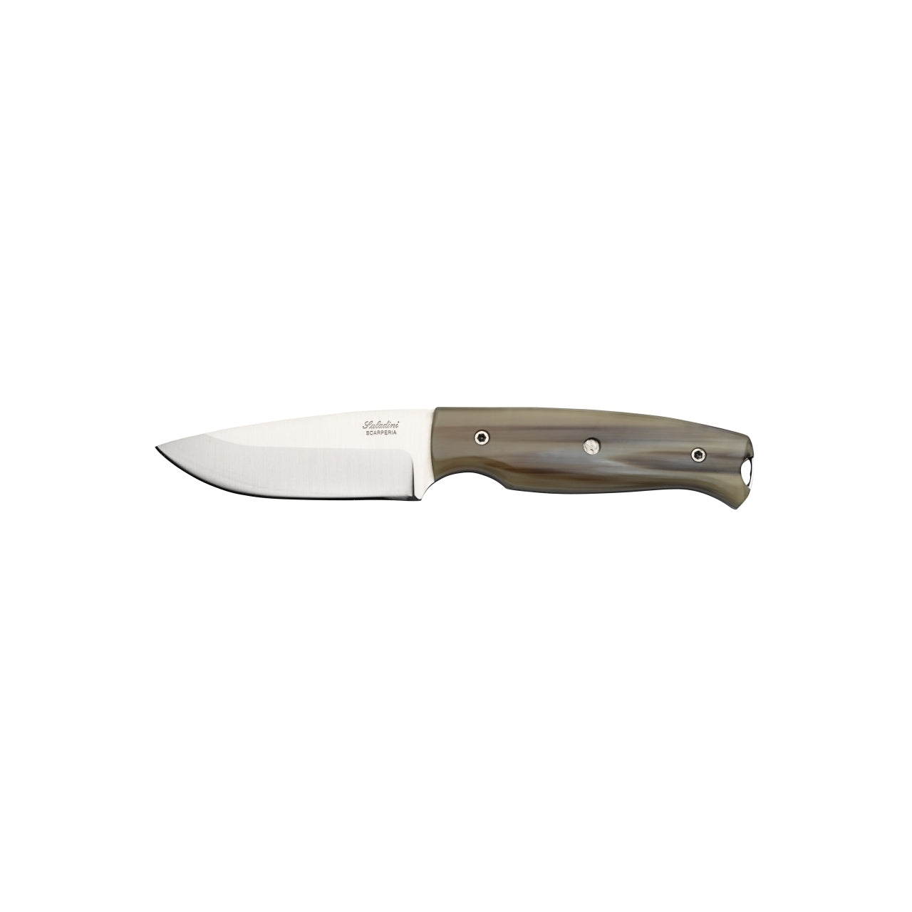 Jagtkniv 22 cm i oksehorn