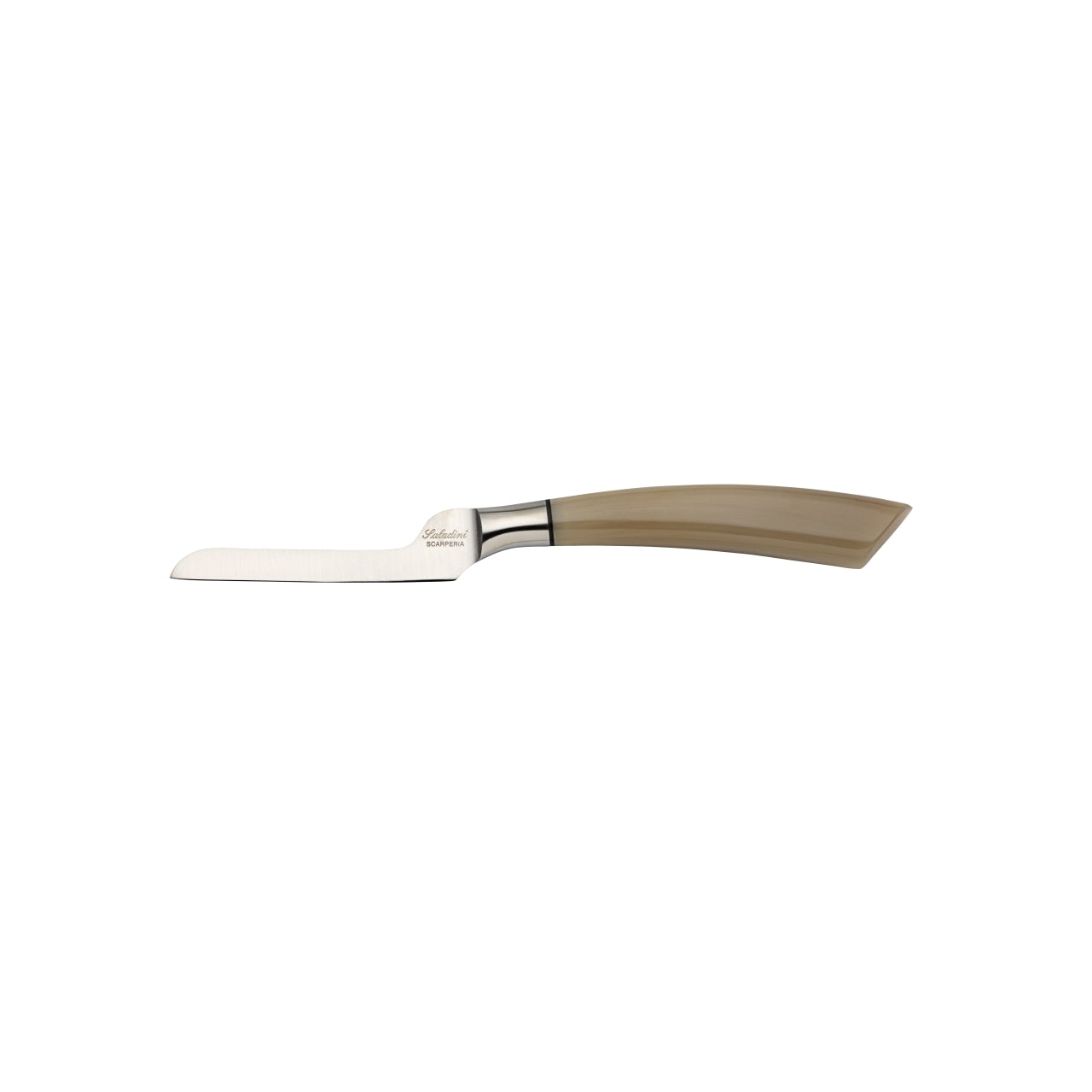 Ostekniv 22 cm i oksehorn
