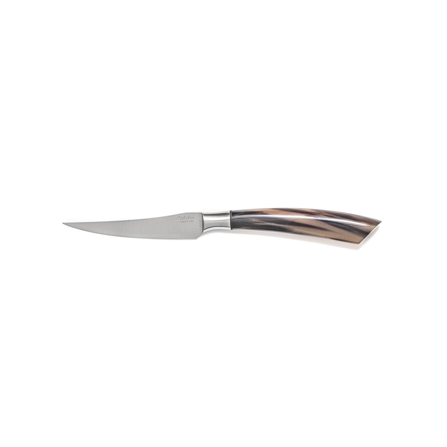 Steakkniv 23 cm i oksehorn