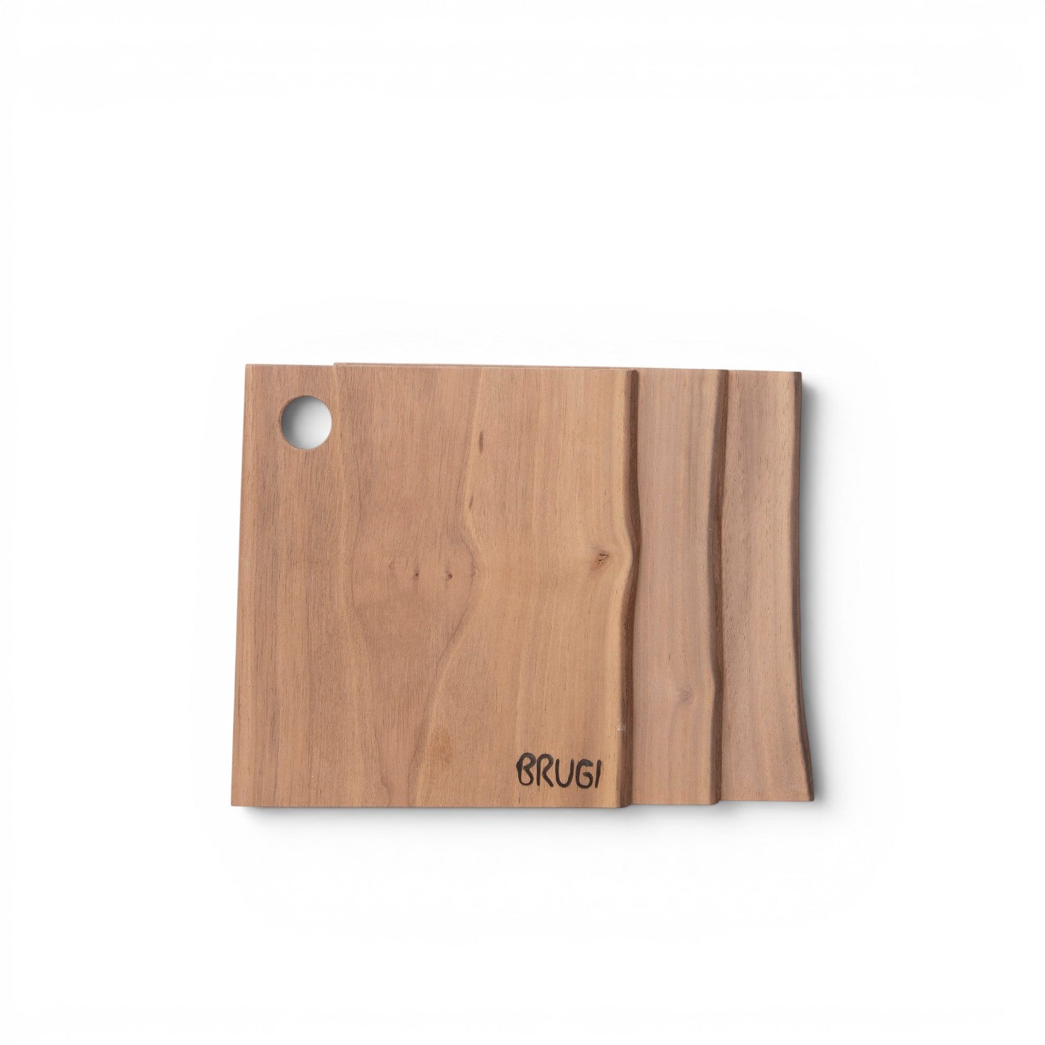Skærebræt 20,5 x 19 cm i oliventræ fra Andrea Brugi