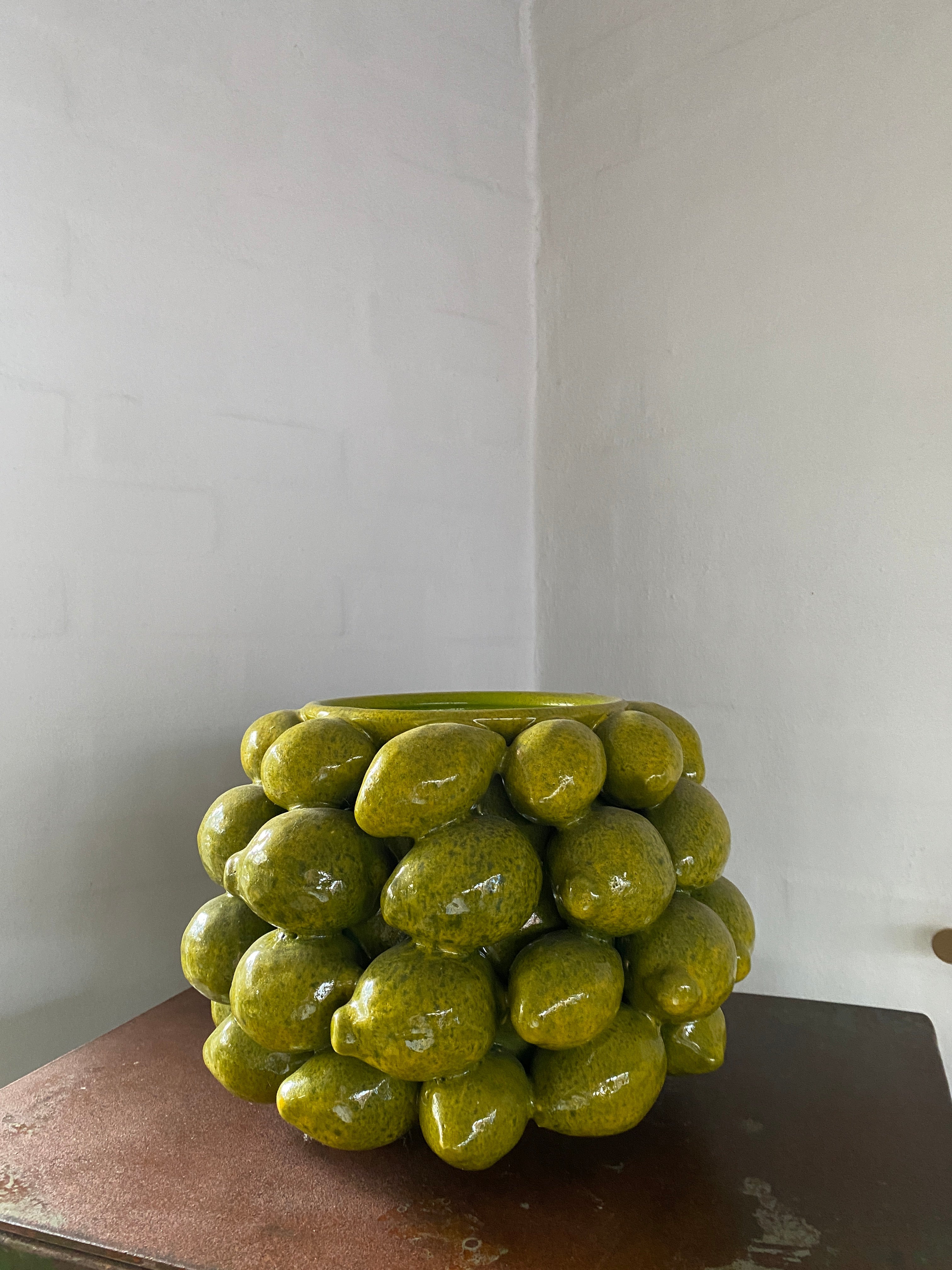 Stor Lime Urtepotte fra Birch Nielsen