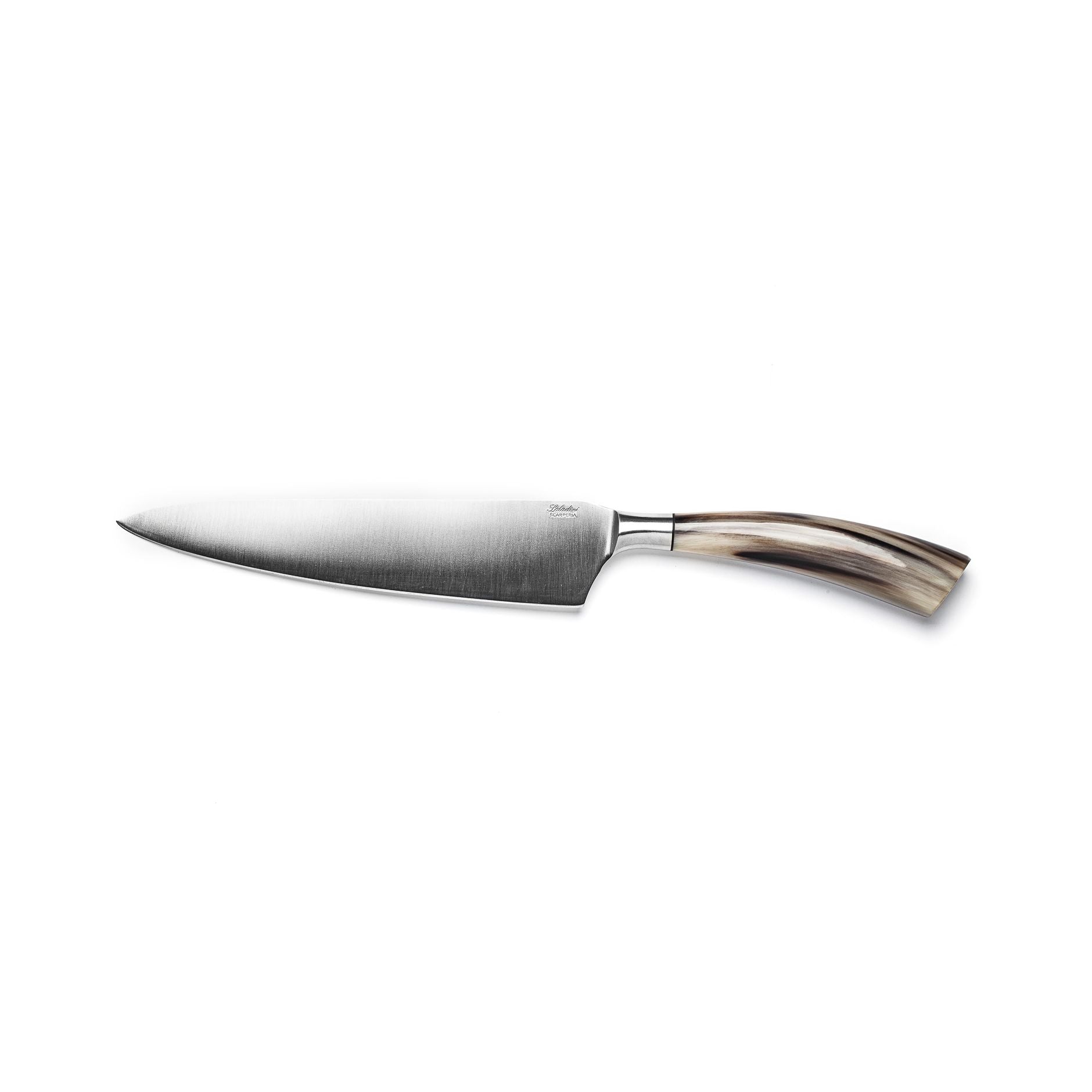 Kokkekniv 34,5 cm i oksehorn
